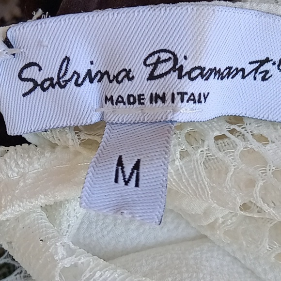 💲🤩 2 For 12 Sabrina Diamante  Made in Italy size M . - Picture 5 of 6